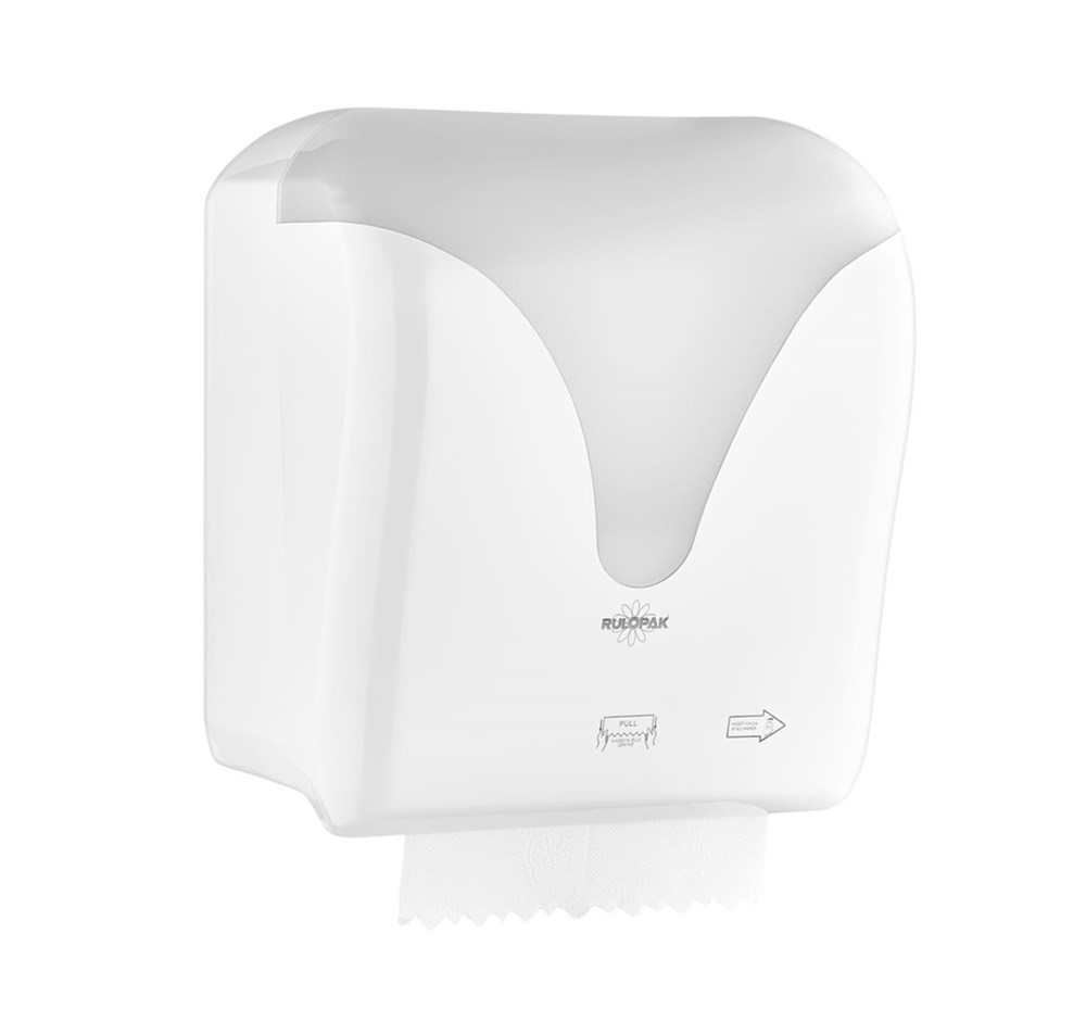 Rulopak Elite Autocut Kağıt Havlu Dispenseri 21 Cm Beyaz