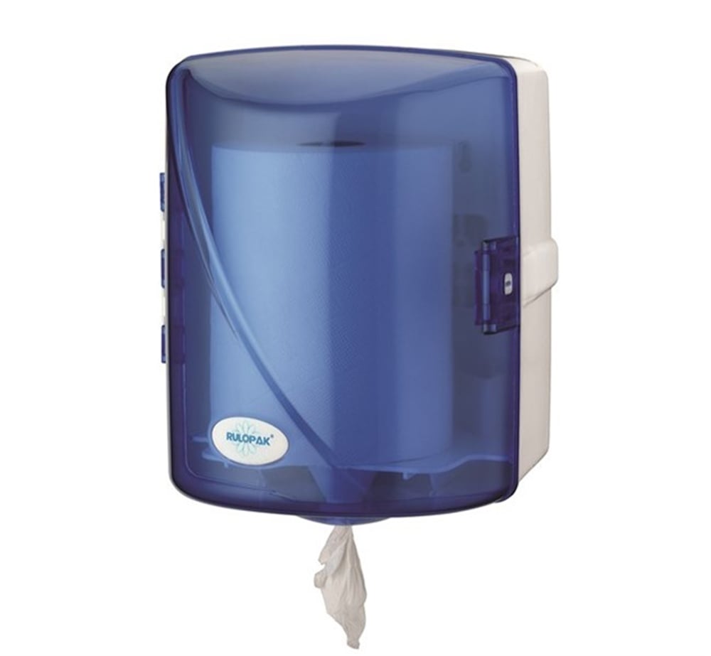 Rulopak içten Çekmeli Kağıt Havlu Dispenseri Mavi | Rulopak