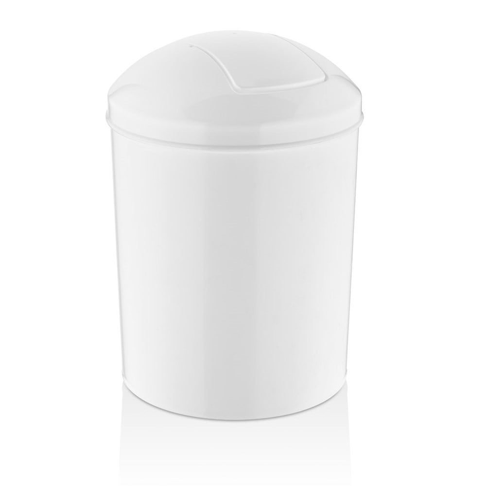 Rulopak Kelebek Kapak Çöp Kovası - Beyaz 15 Lt