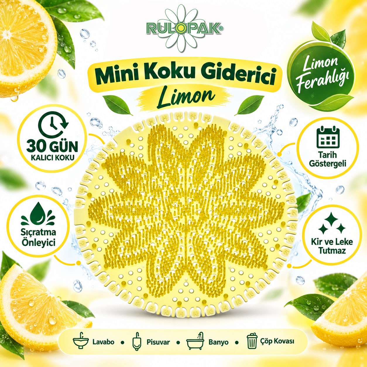 Rulopak Mini Koku Giderici Limon