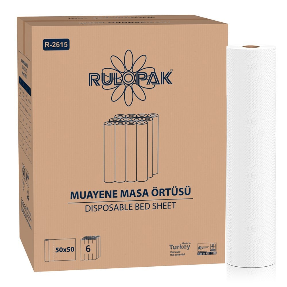Rulopak Muayene Masa Örtüsü 50M 