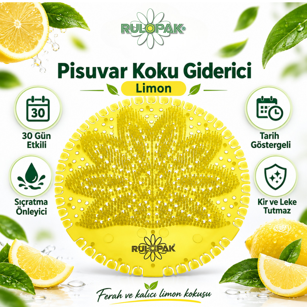 Rulopak Pisuvar Koku Giderici Limon