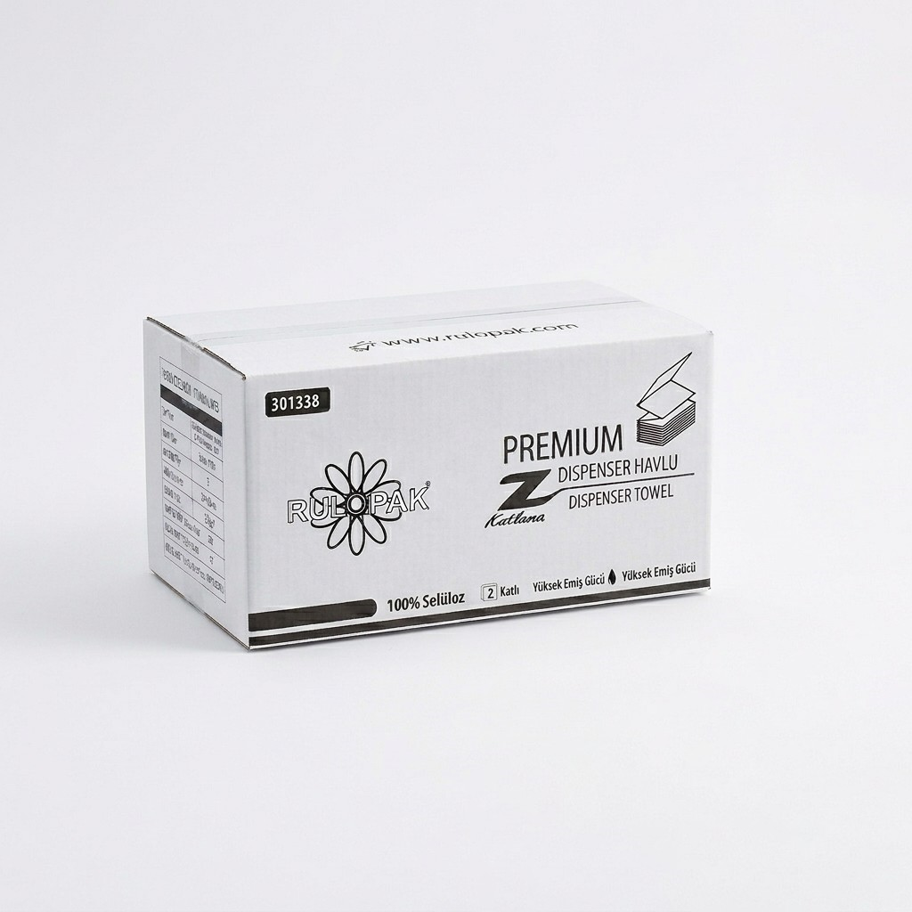 Rulopak Premium Z Kat Havlu 200 Yaprak 23x22,5