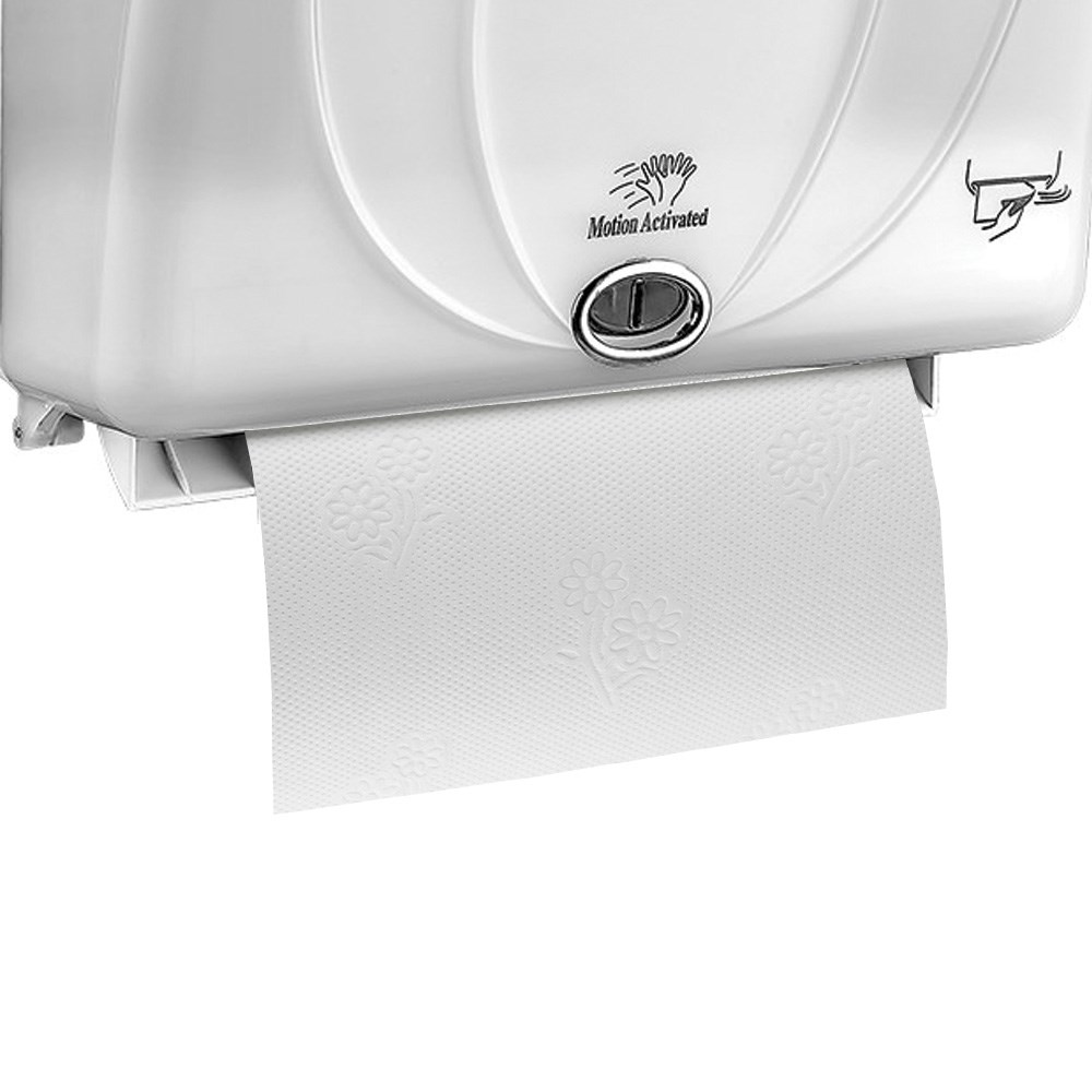Rulopak Sensörlü Kağıt Havlu Dispenseri 26 Cm Transparan Beyaz