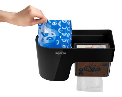 Rulopak Multitask Tuvalet Kağıdı Dispenseri Siyah | Rulopak