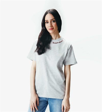 ÜTOPYALAR GÜZELDİR GRİ TİŞÖRT