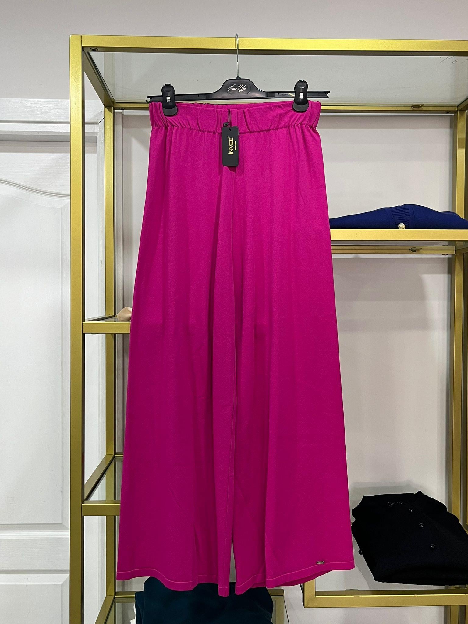 İNVEE TRİKO PANTOLON FUŞYA 5749
