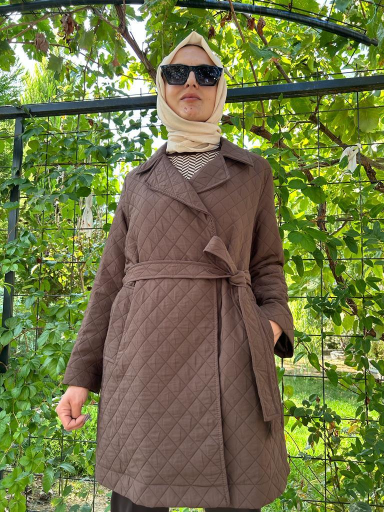NURCAN ÇETİN KAPİTONE MONT KAHVE 24704
