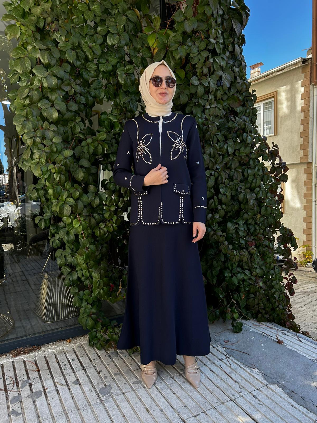 GHISA LACİVERT TRİKO TAKIM 3213