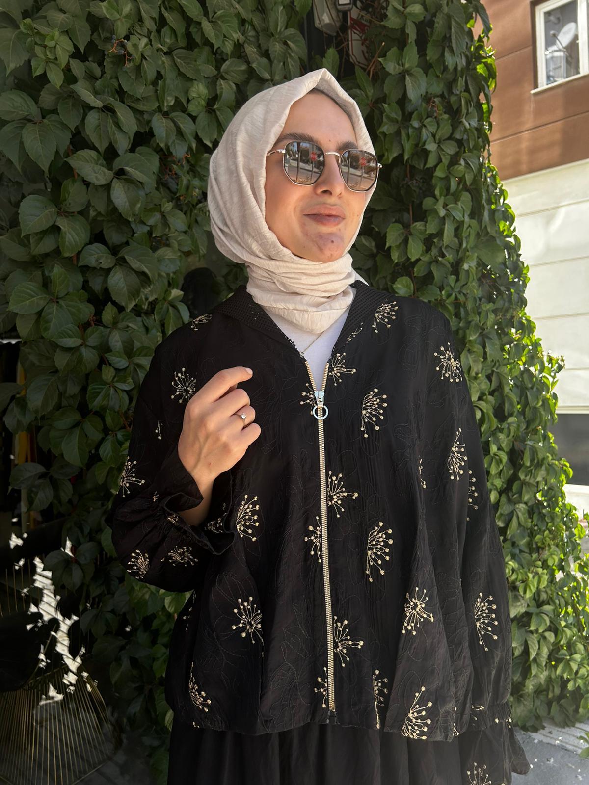 GHISA SİYAH CEKET 3219