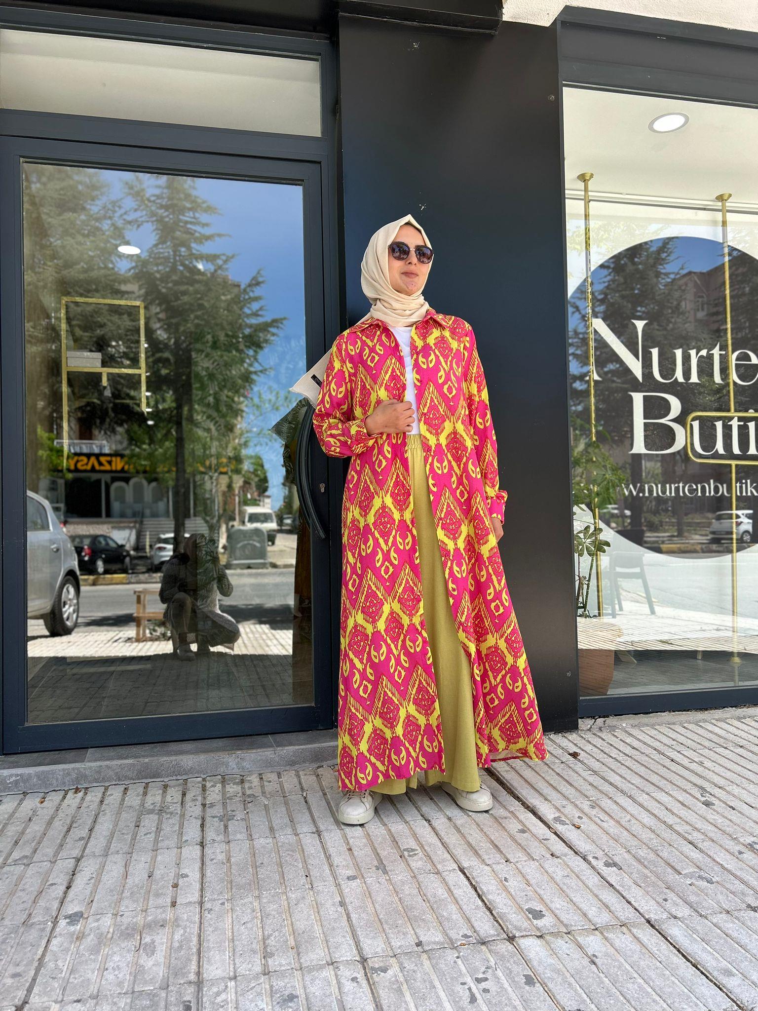 NURCAN ÇETİN KAP/ELBİSE 23221 FUŞYA