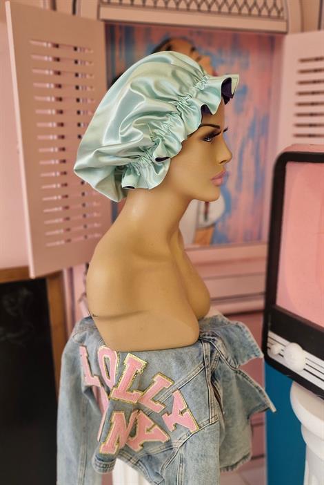 ÇİFT TARAFLI İPEK SATEN SAÇ BAKIM VE UYKU BONESİ