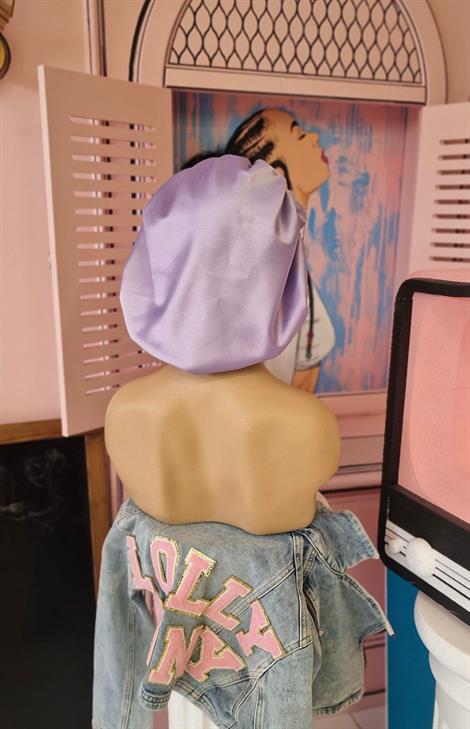 ÇİFT TARAFLI İPEK SATEN SAÇ BAKIM VE UYKU BONESİ