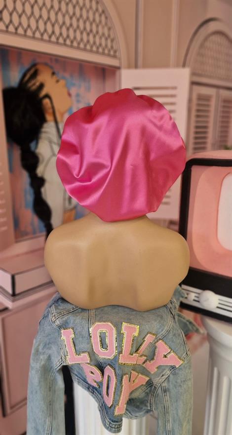 ÇİFT TARAFLI İPEK SATEN SAÇ BAKIM VE UYKU BONESİ