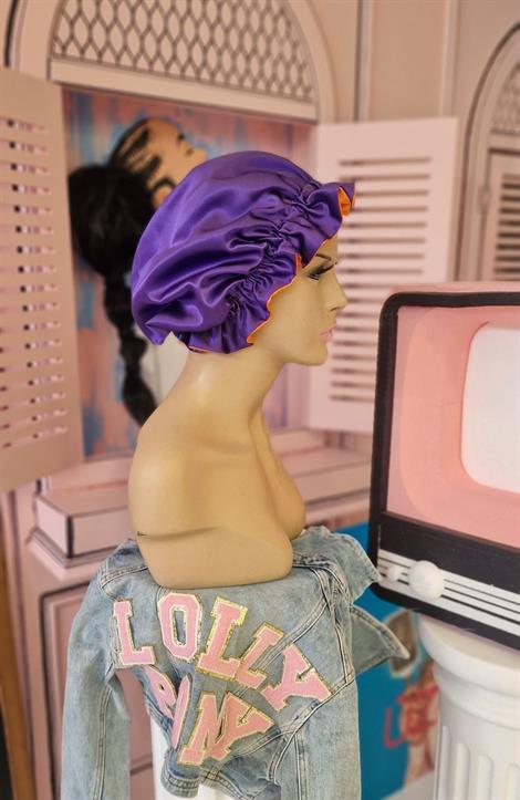 ÇİFT TARAFLI İPEK SATEN SAÇ BAKIM VE UYKU BONESİ