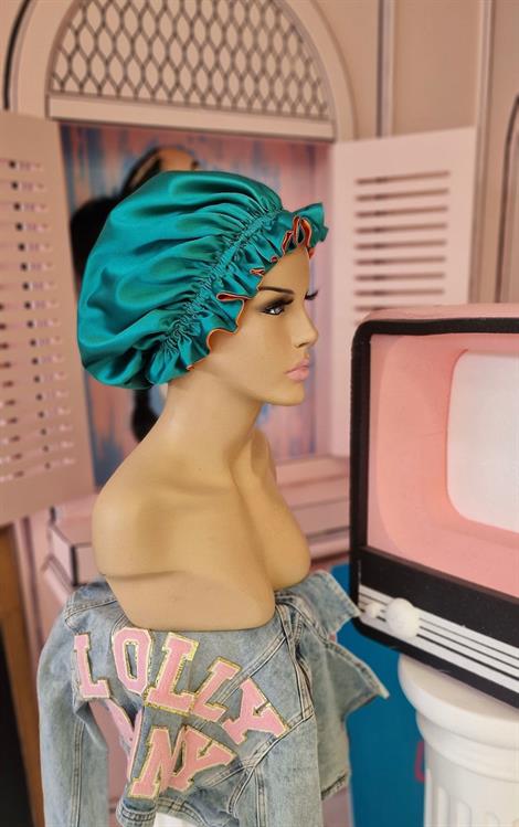 ÇİFT TARAFLI İPEK SATEN SAÇ BAKIM VE UYKU BONESİ