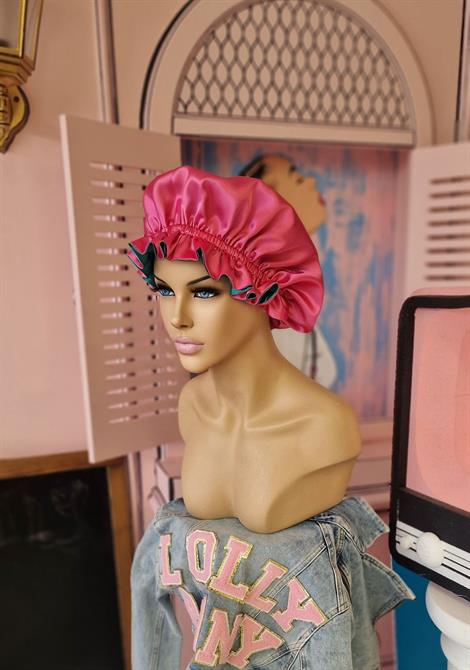 ÇİFT TARAFLI İPEK SATEN SAÇ BAKIM VE UYKU BONESİ