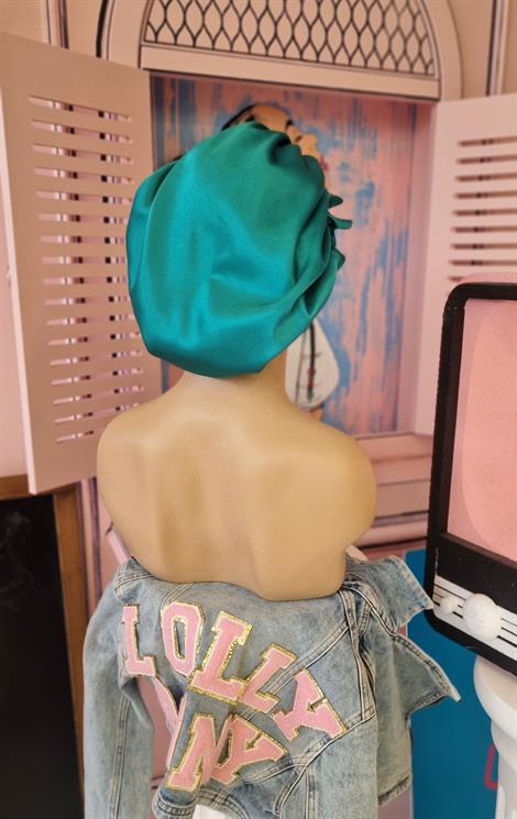 ÇİFT TARAFLI İPEK SATEN SAÇ BAKIM VE UYKU BONESİ