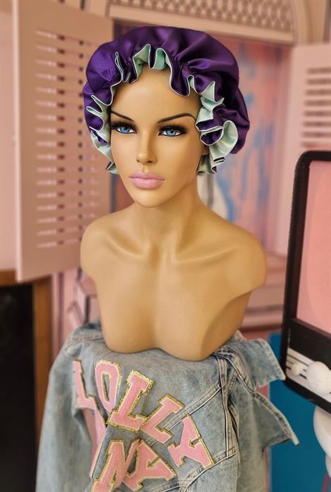 ÇİFT TARAFLI İPEK SATEN SAÇ BAKIM VE UYKU BONESİ