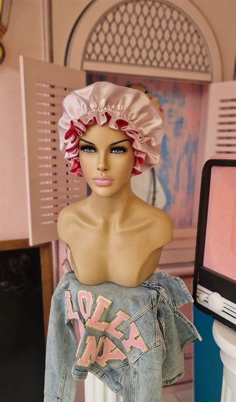 ÇİFT TARAFLI İPEK SATEN SAÇ BAKIM VE UYKU BONESİ