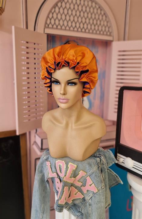 ÇİFT TARAFLI İPEK SATEN SAÇ BAKIM VE UYKU BONESİ