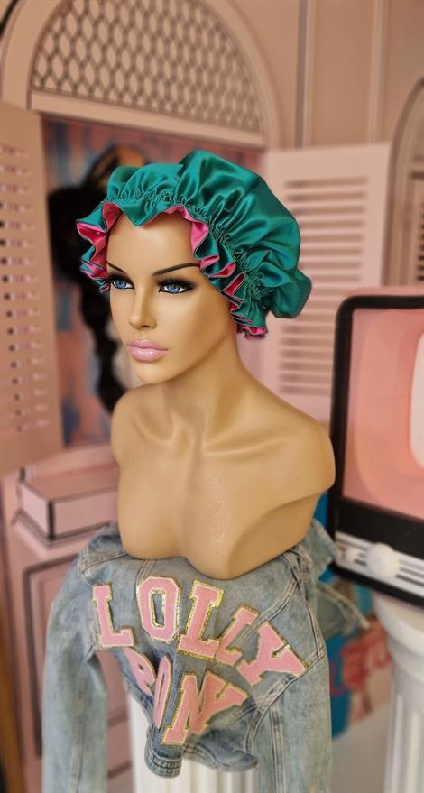 ÇİFT TARAFLI İPEK SATEN SAÇ BAKIM VE UYKU BONESİ