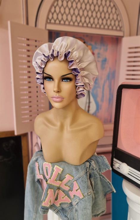 ÇİFT TARAFLI İPEK SATEN SAÇ BAKIM VE UYKU BONESİ