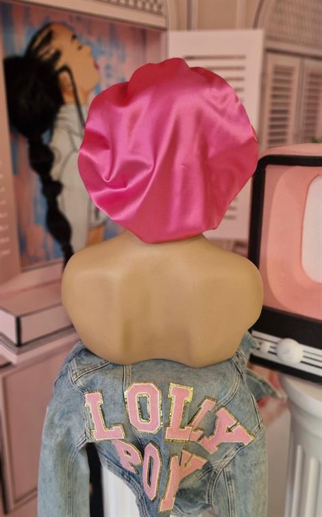 ÇİFT TARAFLI İPEK SATEN SAÇ BAKIM VE UYKU BONESİ