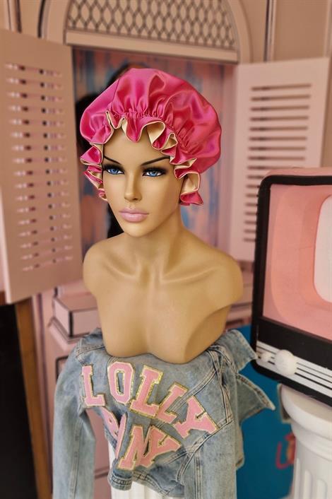 ÇİFT TARAFLI İPEK SATEN SAÇ BAKIM VE UYKU BONESİ