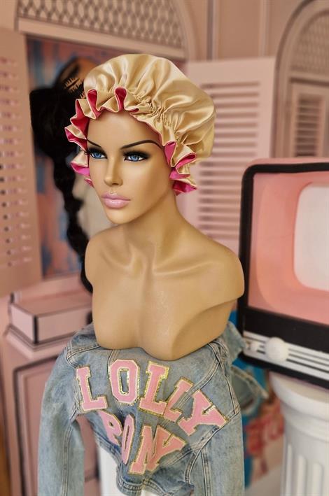 ÇİFT TARAFLI İPEK SATEN SAÇ BAKIM VE UYKU BONESİ