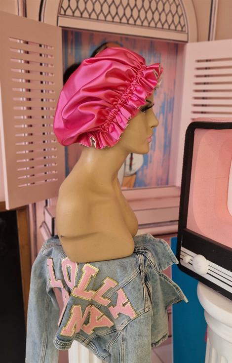 ÇİFT TARAFLI İPEK SATEN SAÇ BAKIM VE UYKU BONESİ