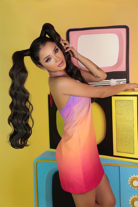 Fiber Dalgalı At Kuyruğu Koyu Kestane