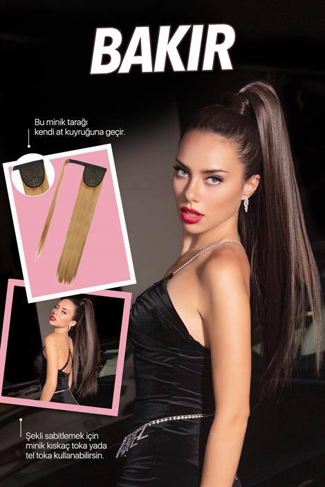 Fiber Düz At Kuyruğu Bakır