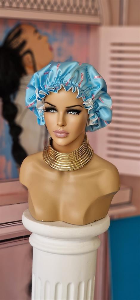 İpek Saten Saç Sağlığı Bonesi Çift Taraflı Özel Seri Beyaz Rengi