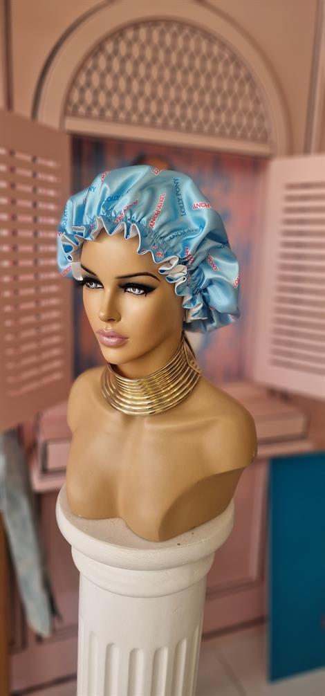 İpek Saten Saç Sağlığı Bonesi Çift Taraflı Özel Seri Beyaz Rengi