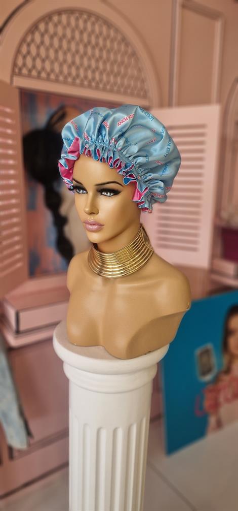 İpek Saten Saç Sağlığı Bonesi Çift Taraflı Özel Seri