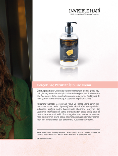 Peruk Çıtçıt Protez Kremi Gerçek Saçlar İçin