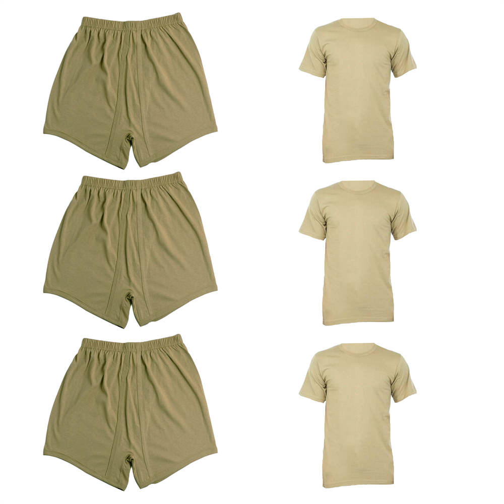 3lü Askeri Boxer Ve Fanila Seti, Askere Yeni Gidenler İçin %100 Pamuk Fanila Ve Don Seti 