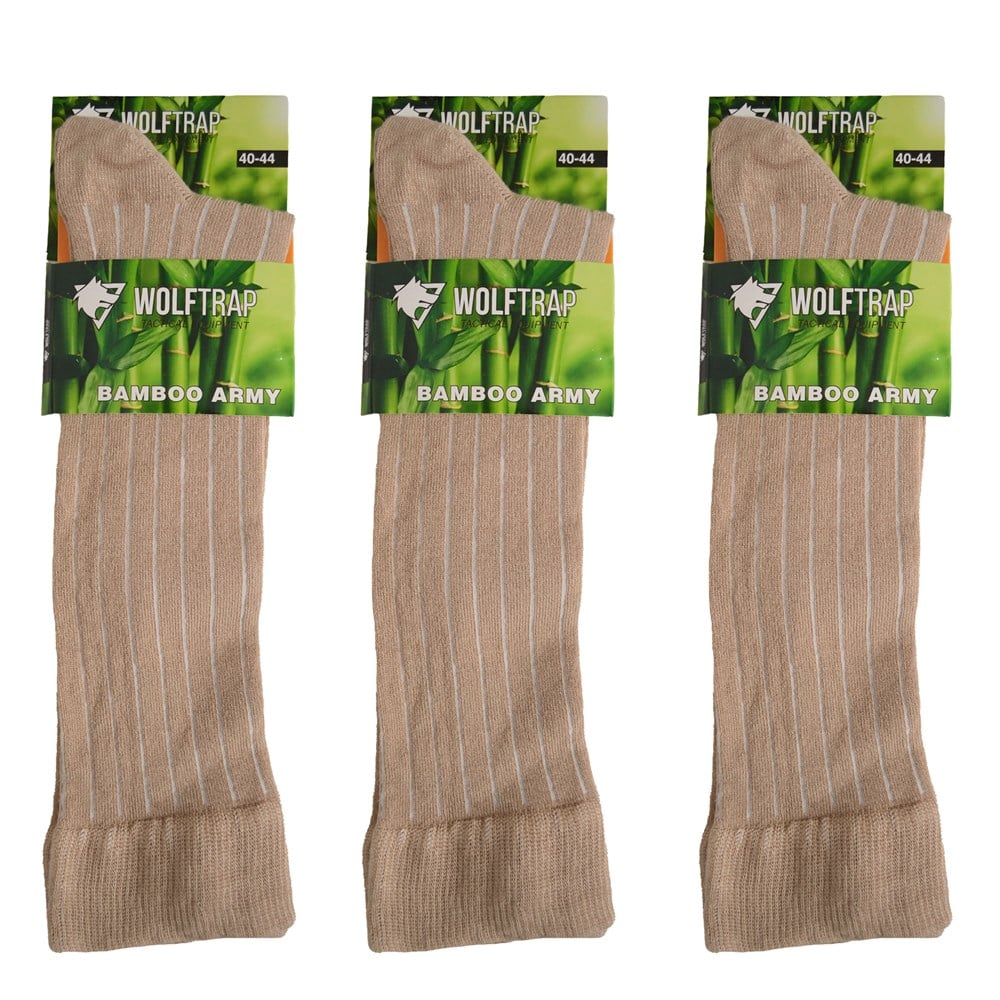 3lü Yazlık Bambu Çorap Kum Rengi, Yazlık Bambu Çorap, Askeri Çorap