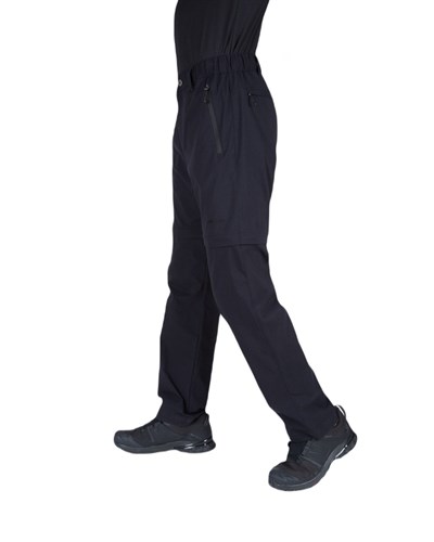 Alpinist Rogue Şort Olabilen Siyah Trekking Pantolon