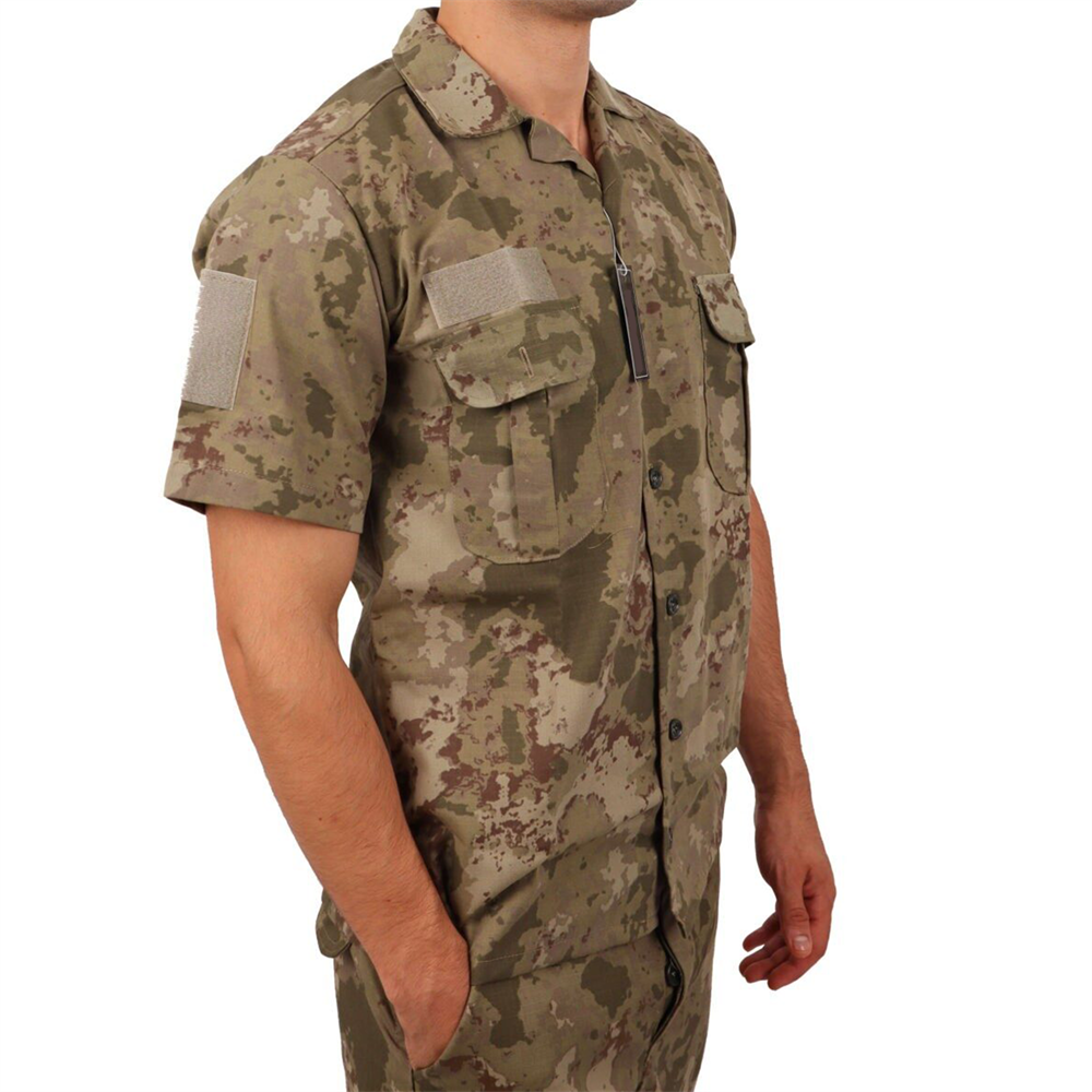 Askeri Kamuflaj Yazlık Kısa Kollu Gömlek