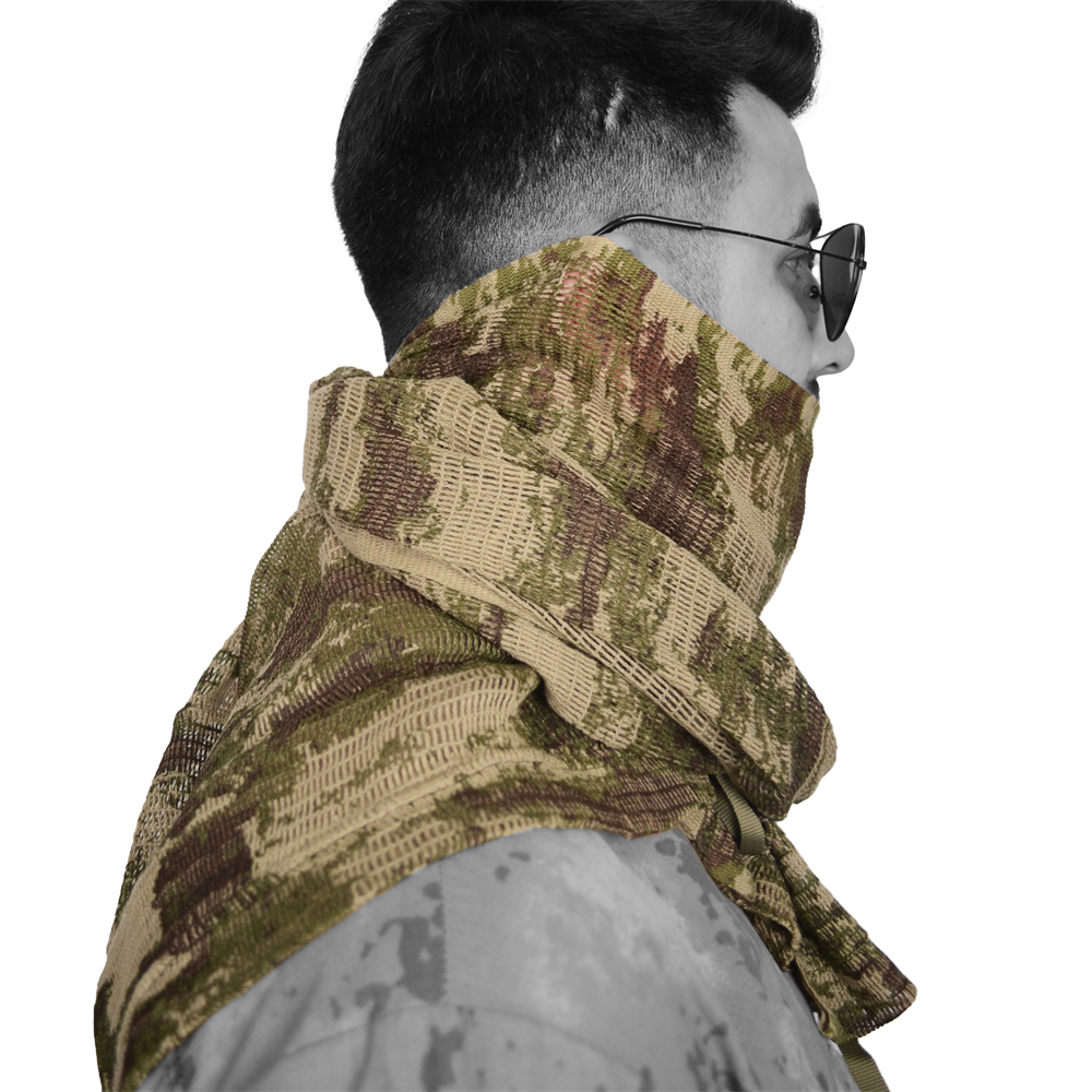 Askeri Kamuflaj Kare Fileli, Askeri Şal ,Fileli Puşi, Gizlenme Ağı