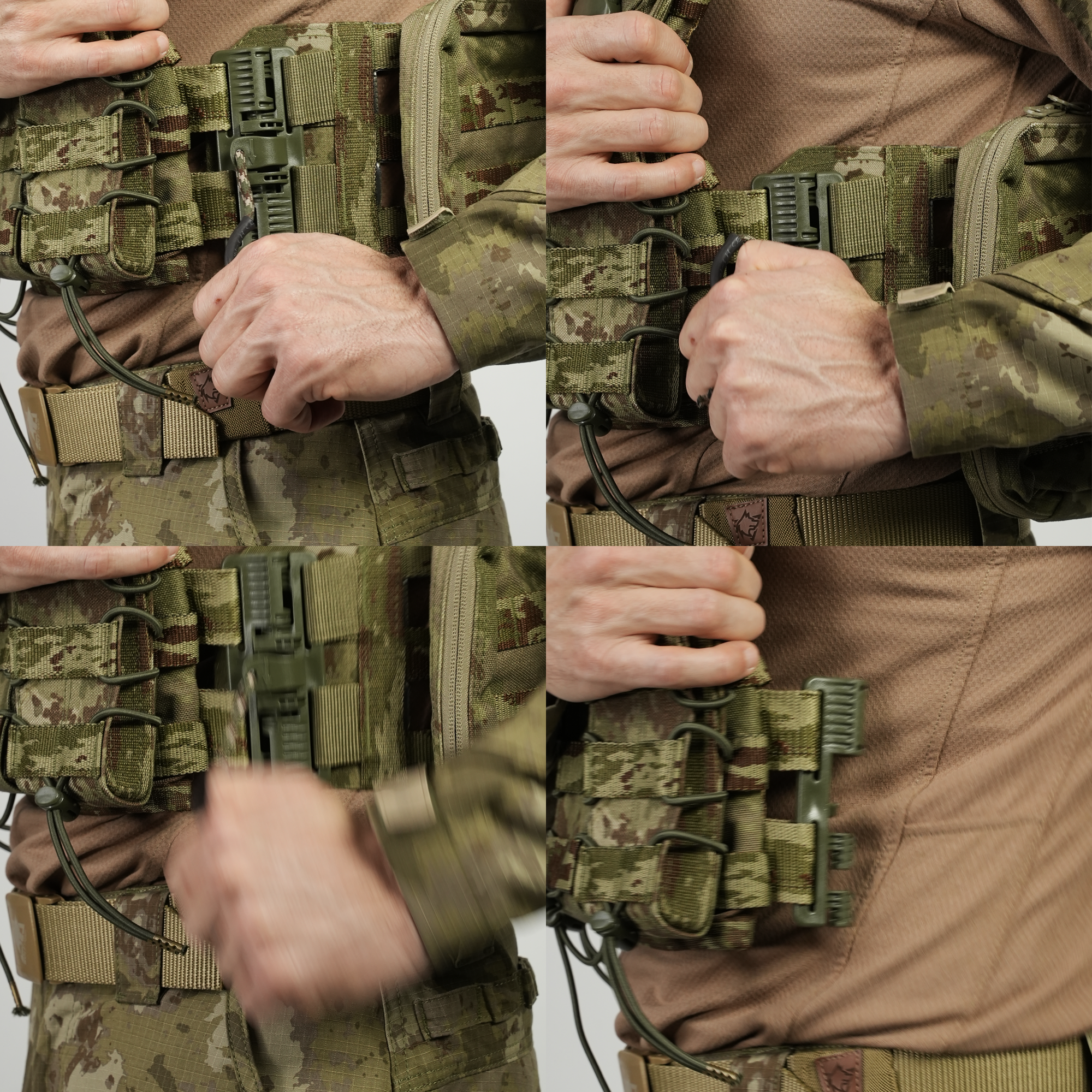 Balistik Plaka Takılabilen Askeri Kamuflaj 5.56 Tam Donanımlı Hücum Yeleği