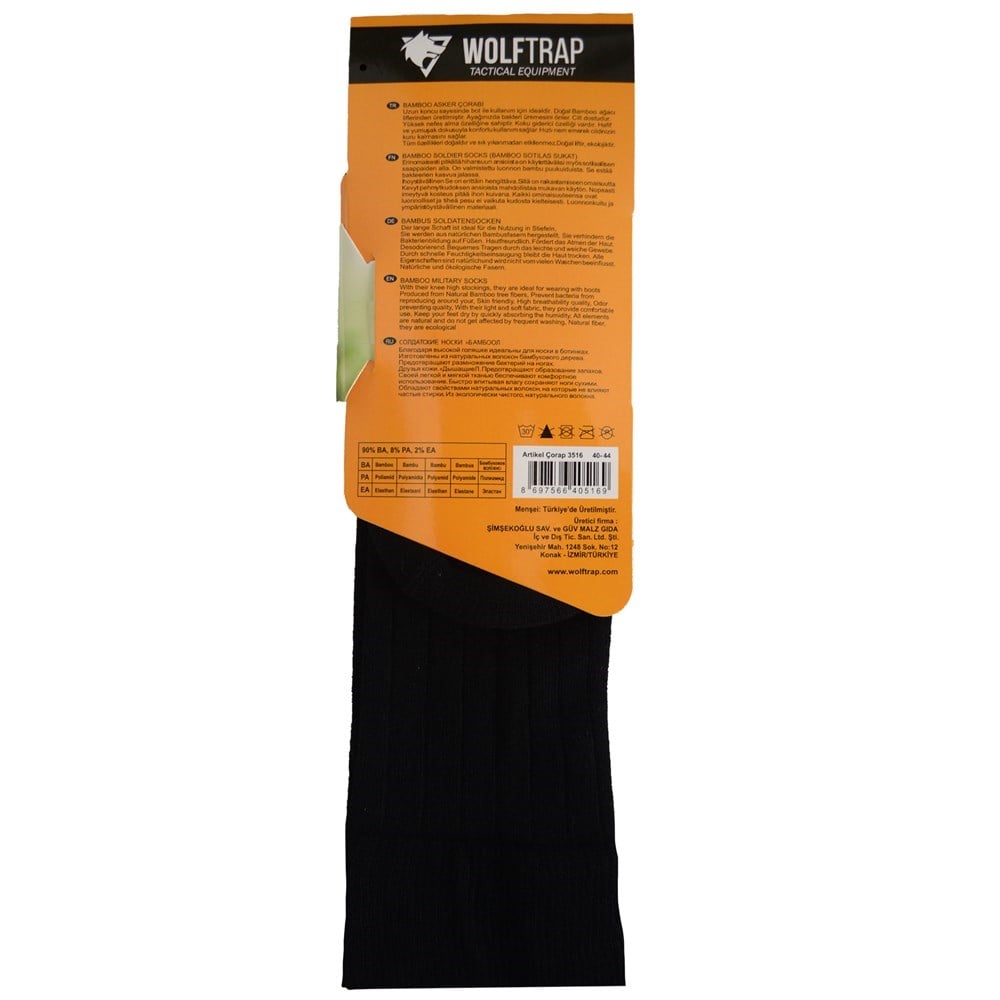 Yazlık Bambu Çorap Siyah, Yazlık Bambu Çorap, Askeri Çorap