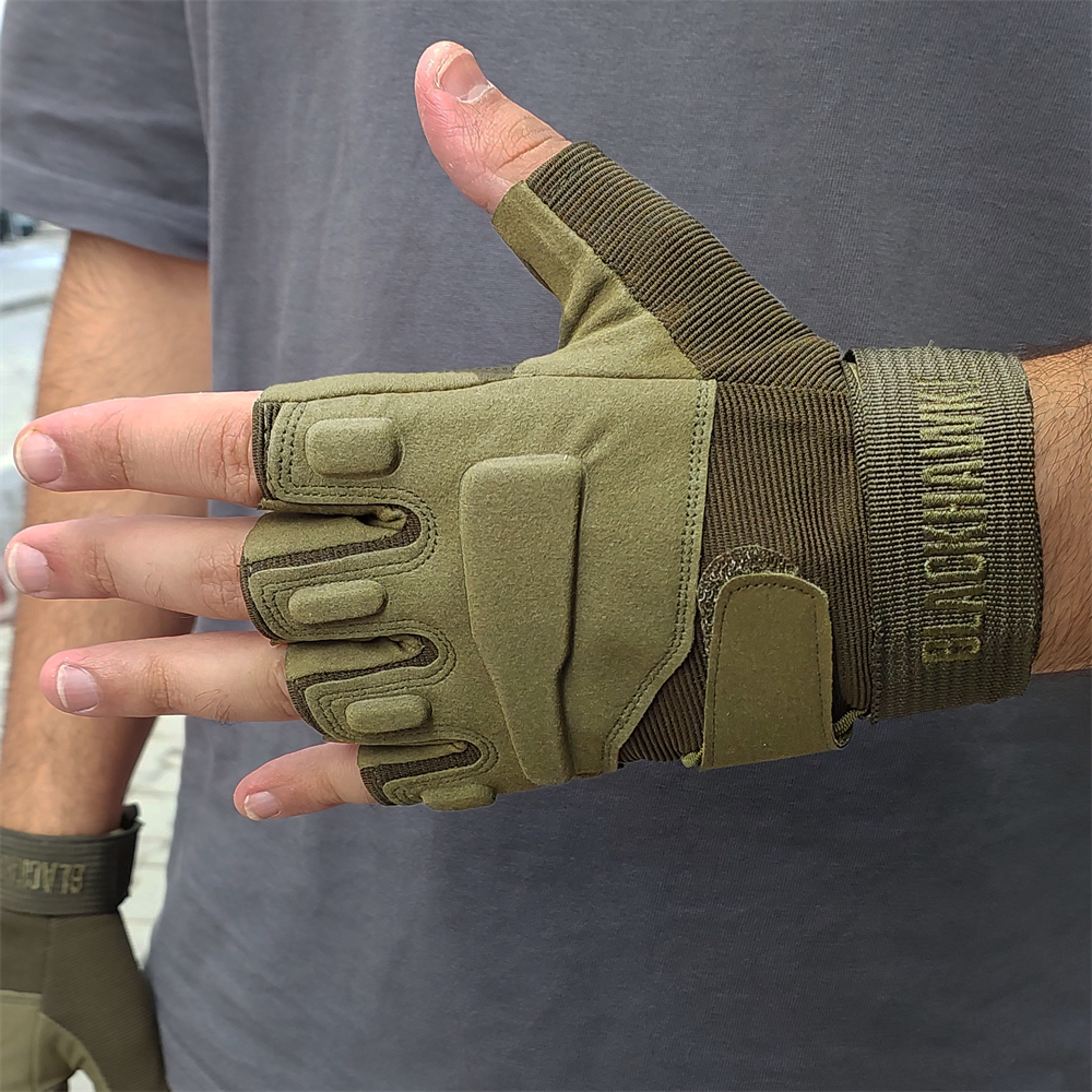 Blackhawk Haki Taktik Eldiven - Yumruk Korumalı, Esnek, Konforlu Eldiven