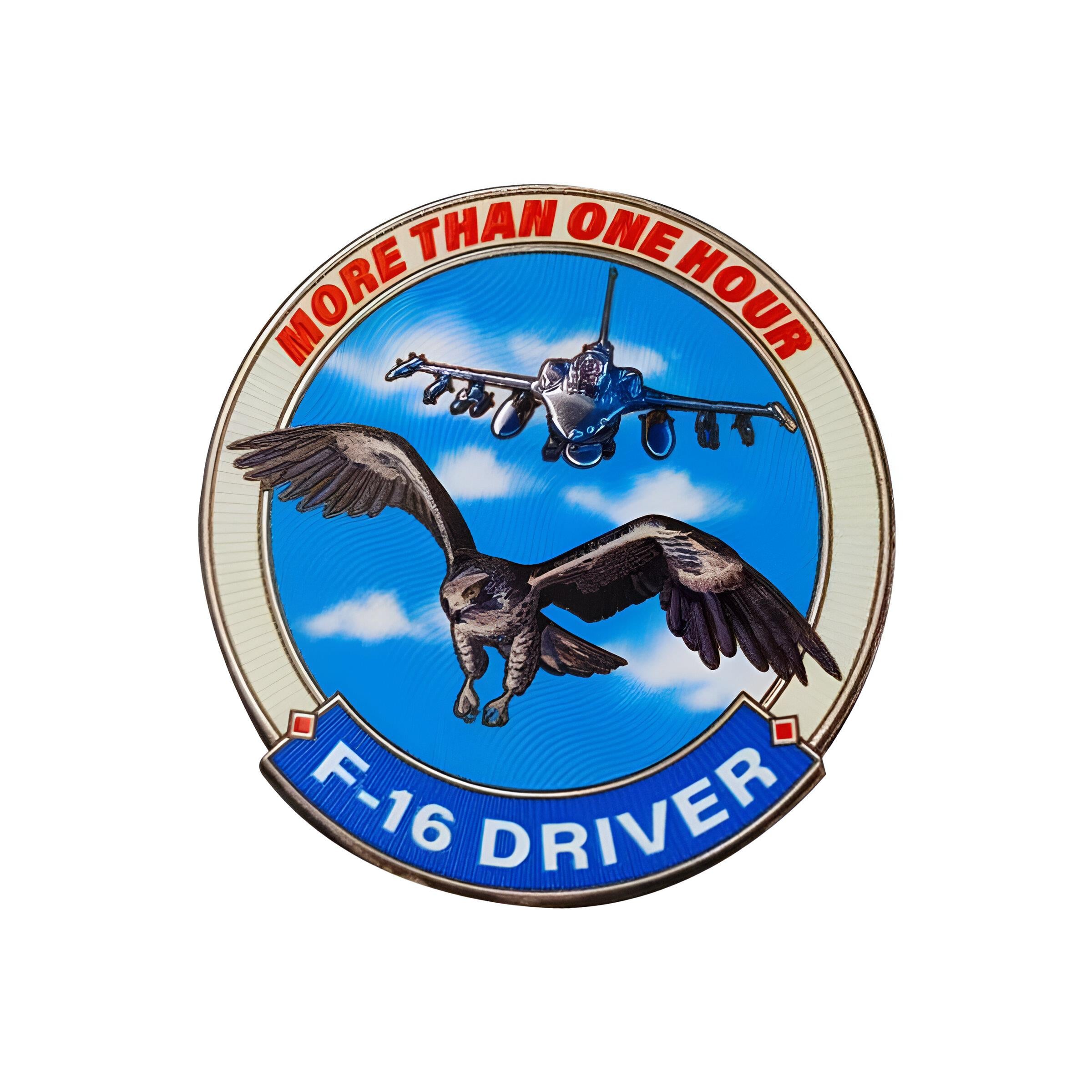 F-16 Driver More Than One Hour Patch | Askeri Peç Modelleri Ve Fiyatları - Şimşekoğlu Askeri Malzeme