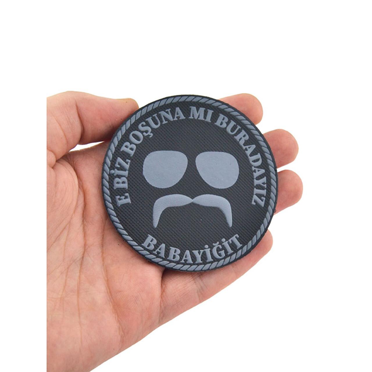 Kurtlar Vadisi Pala Peç, Biz Boşuna Mı Buradayız Babayiğit Yazılı Patch, Askeri Peç