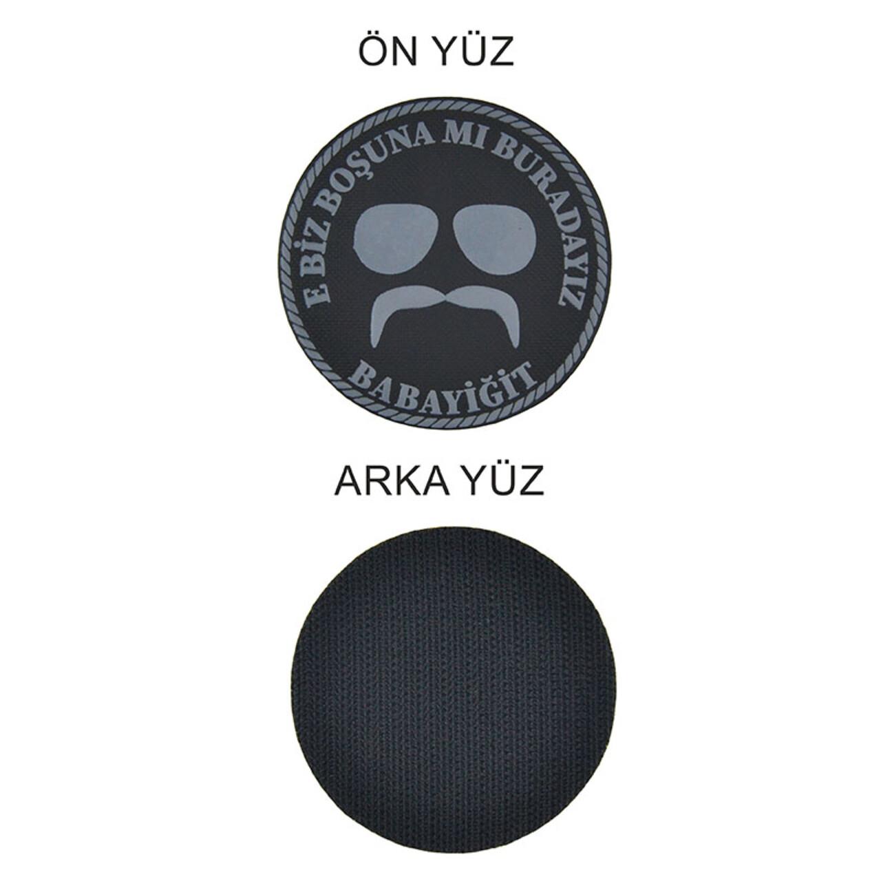 Kurtlar Vadisi Pala Peç, Biz Boşuna Mı Buradayız Babayiğit Yazılı Patch, Askeri Peç