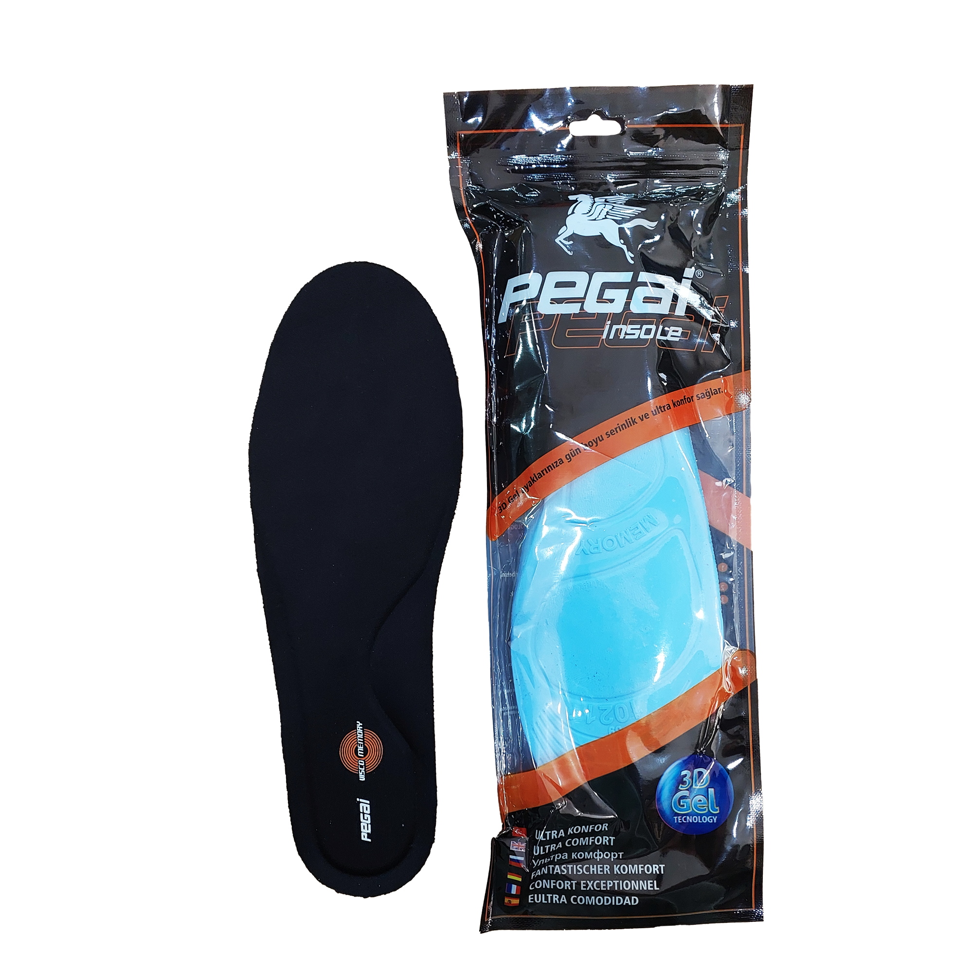 Pegai Ultra Konforlu 3D Gel Tabanlık