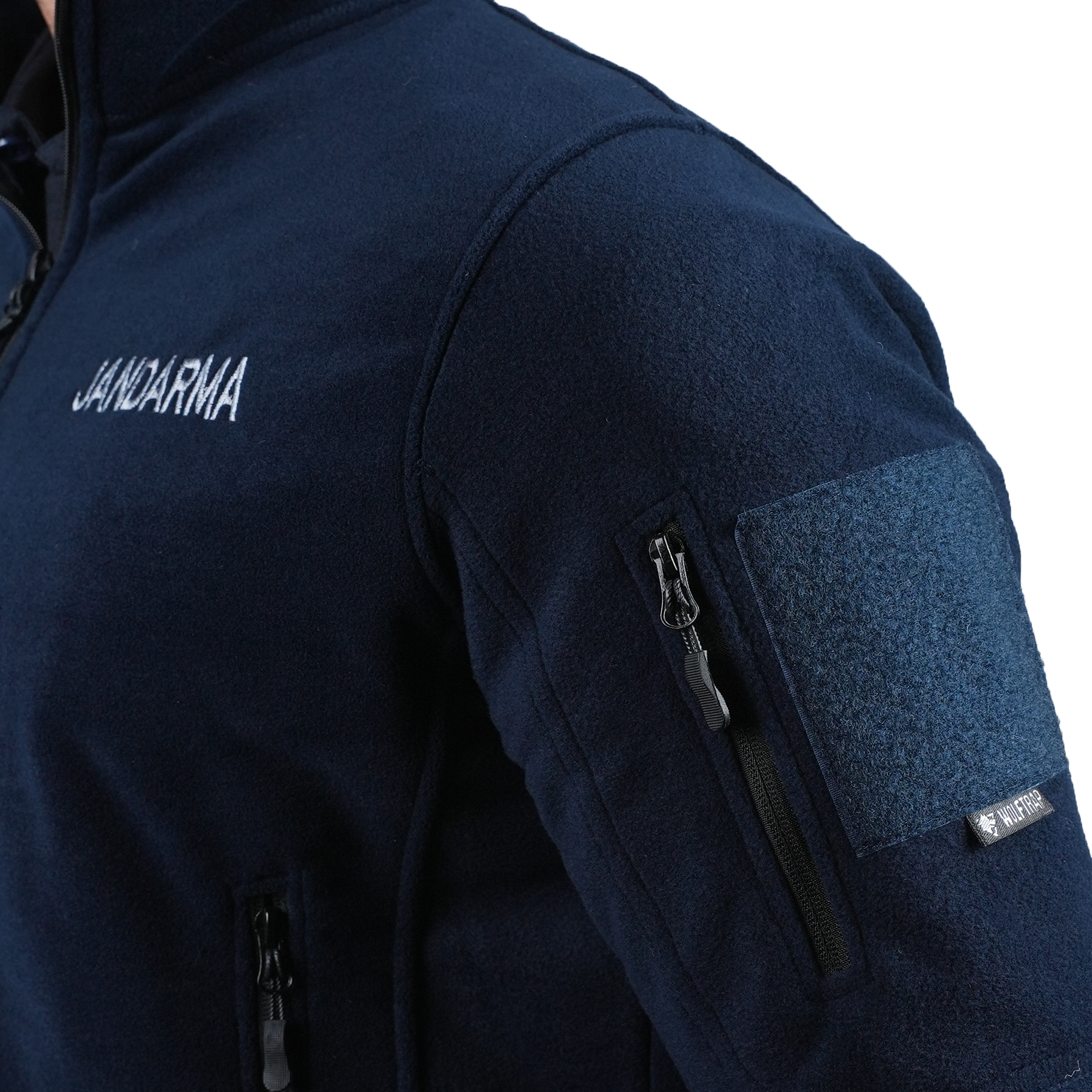 Jandarma Asayiş Polar Ceket, Reflektörlü Polar Mont